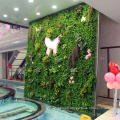 Indoor waterproof fresh PE fence panels garden pvc for shop mall